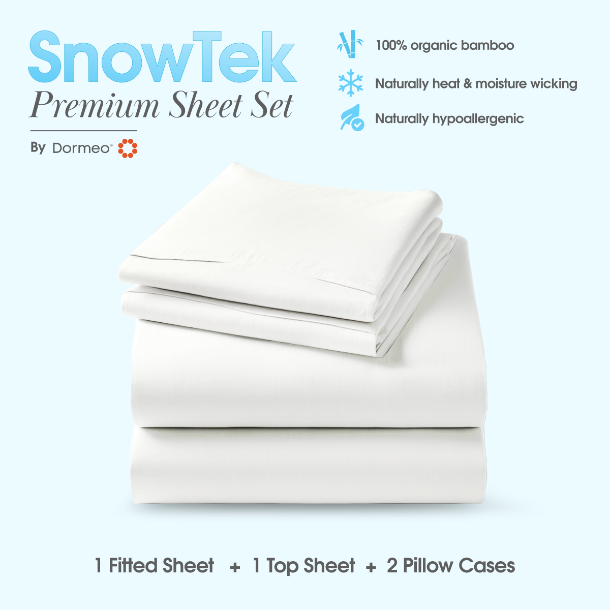 The SnowTek Premium Sheet Set by Dormeo®